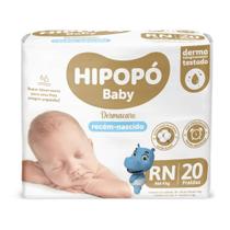 Fralda Hipopo Baby Pratico RN 8X20