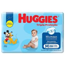 Fralda Huggies Descartável Tripla Proteção M Antivazamento