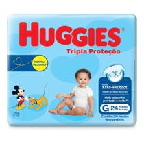 Fralda Huggies Descartável Tripla Proteção XG Antivazamento