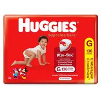 Fralda Huggies Disney Supreme Care Tamanho G (136 Unidades)