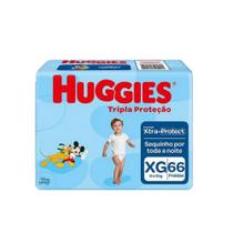 Fralda Huggies Disney Tripla Proteção Tam Xg de 12 a 15 kg C/ 66 Unidades