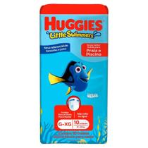 Fralda Huggies Little Swimmers Tamanho G/XG Pacote com 10 Fraldas Descartáveis