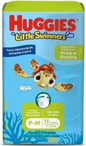 Fralda Huggies Little Swimmers Tamanho P/M Pacote com 11 Fraldas