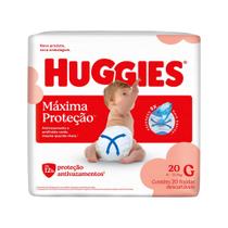 Fralda huggies maxima proteção (supreme care) jumbo g 20un