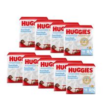 Fralda huggies natural care RN recém nascido com 9 pacotes