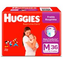 Fralda Huggies Roupinha Supreme Care M 36 Unidades