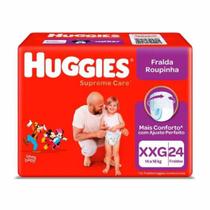 Fralda Huggies Roupinha Supreme Care Mega Xxg 24 Unidades