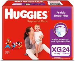 Fralda Huggies Roupinha Supreme Care XG 24 Unidades