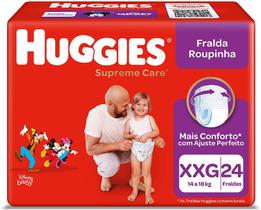 Fralda Huggies Roupinha Supreme Care XXG 24 Unidades