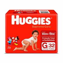 Fralda huggies supreme care g 32 unidades