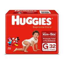 Fralda Huggies Supreme Care G Extra Flex Proteção Total Bebê