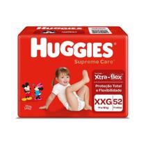 Fralda Huggies Supreme Care Hiper Xxg 54Un Nova