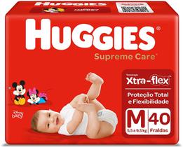 Fralda Huggies Supreme Care M 40 Unidades