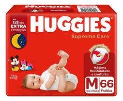 Fralda Huggies Supreme Care M C/ 66 Unidades Fralda Huggies Supreme Care M C/ 66 Unidades