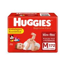 Fralda huggies supreme care m com 172 unidades