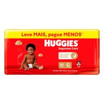Fralda Huggies Supreme Care Max G 92 unidades