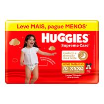 Fralda Huggies Supreme Care Max XXXG 70 unidades