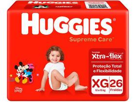 FRALDA HUGGIES SUPREME CARE MEGA XG - 26 unidades FRALDA HUGGIES SUPREME CARE MEGA XG - 26 unidades