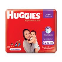 Fralda Huggies Supreme Care Roupinha G 18 unidades - KIMBERLY CLARK