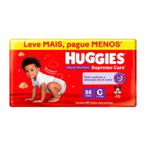 Fralda Huggies Supreme Care Roupinha Max G 88 unidades