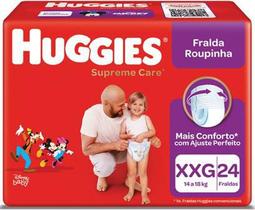 Fralda HUGGIES Supreme Care Roupinha XXG Pacote 24 Unidades