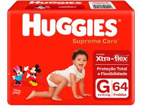 Fralda Huggies Supreme Care - Tam. G 9 a 12,5kg 64 Unidades