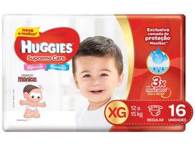 Fralda Huggies Supreme Care - Tam. XG 12 a 15kg 16 Unidades