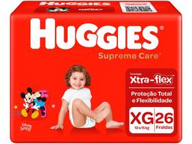 Fralda Huggies Supreme Care - Tam. XG 12 a 15kg 26 Unidades