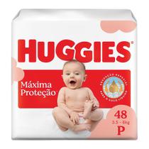 Fralda Huggies Supreme Care Tamanho P Mega 48 Unidades Descartáveis