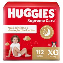 Fralda Huggies Supreme Care XG 112 Un