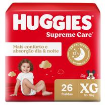 Fralda Huggies Supreme Care XG 26 Unidades