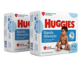 Fralda Huggies Tam.G 30un Kit c/02 pacotes
