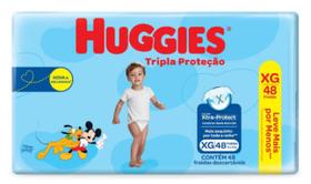 Fralda huggies tri.prot. mega xg c/48