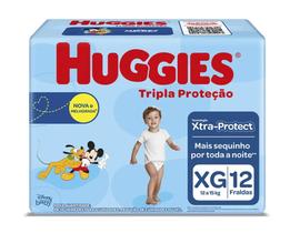 Fralda Huggies Trip. Prot.jumbinho XG c/12Un