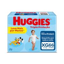 Fralda Huggies Tripla Protecao Com 66 Leve + Pague - Tamanho Xg Hiper Especial