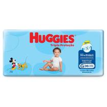 Fralda Huggies Tripla Proteção G 36 Unidades