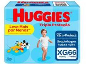 Fralda Huggies Tripla Proteção HIPER - Tam. XG (12 a 15kg) - 66 Unidades