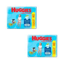 Fralda Huggies Tripla Proteção HIPER - Tam XXG - 132 Unidades ( incluso 1 pacote toalha Huggies )