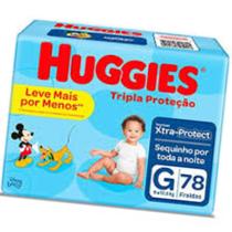 Fralda huggies tripla protecao hiper (tamanho a escolher)