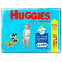 Fralda Huggies Tripla Protecao Hiper Xxg 66 Unidades