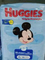 Fralda Huggies Tripla Protecao Jumbinho g - 1x14un