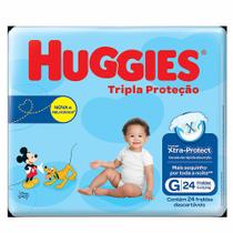 Fralda Huggies Tripla Proteção Jumbo G 24 unidades