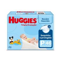 Fralda Huggies Tripla Proteção Mega P 46 Tiras