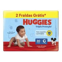 Fralda Huggies Tripla Proteção Meguinha G 30 unidades Fralda Huggies Tripla Proteção Meguinha G 30 unidades