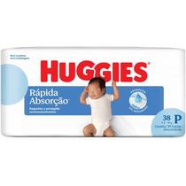 Fralda huggies tripla proteção meguinha p com 38 unidades