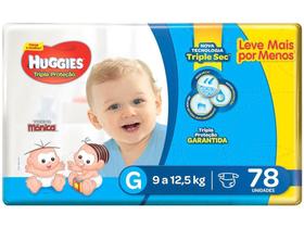 Fralda Huggies Tripla Proteção Tam. G - 9 a 12,5kg 78 Unidades