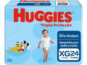 Fralda Huggies Tripla Proteção - Tam. XG 12 a 15kg 24 Unidades