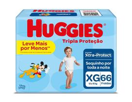 Fralda Huggies Tripla Proteção XG 66 unidades