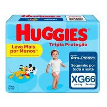 Fralda Huggies Tripla Protecao Xg 66 Unidades