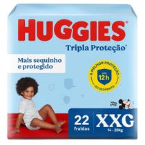 Fralda Huggies Tripla Proteção XXG 22 Unidades Fralda Huggies Tripla Proteção XXG 22 Unidades